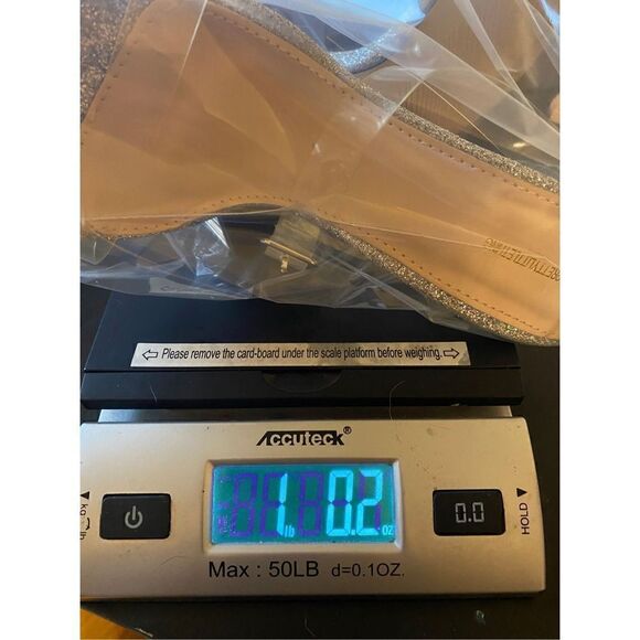 PrettyLittleThings Size 4UK = US6 Silver Clear strappy ankle High Heels - Picture 9 of 9